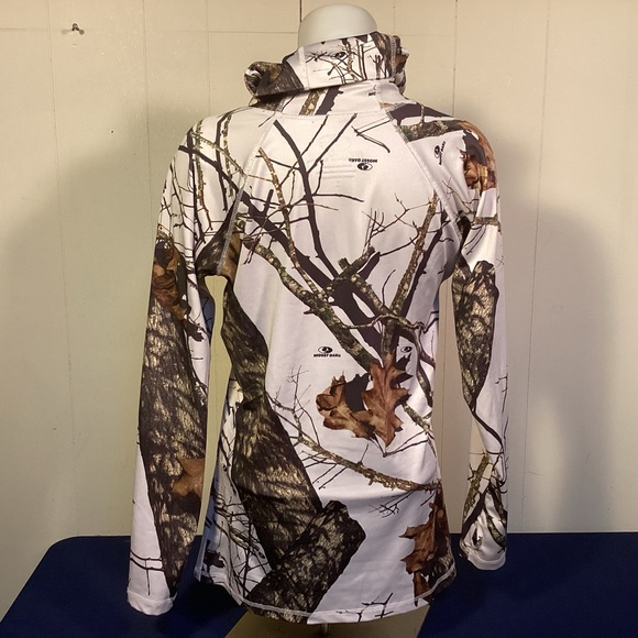 Mossy Oak Snow Camouflage long sleeve turtleneck womens large - Picture 3 of 10